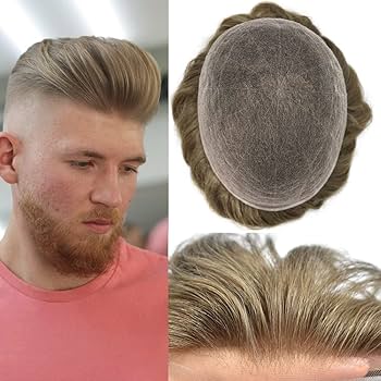 mens short blonde wig