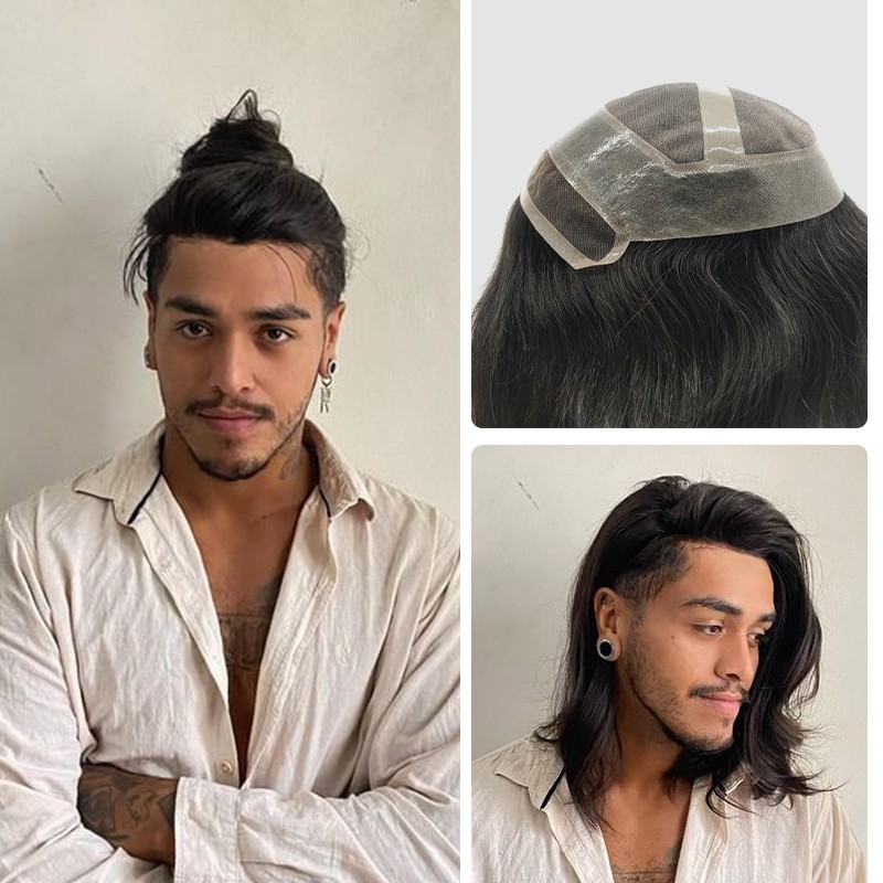 long hair wig for men style