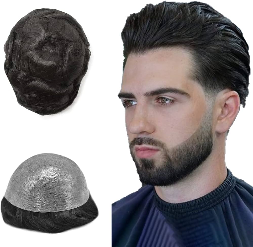 non-surgical hair replacement style