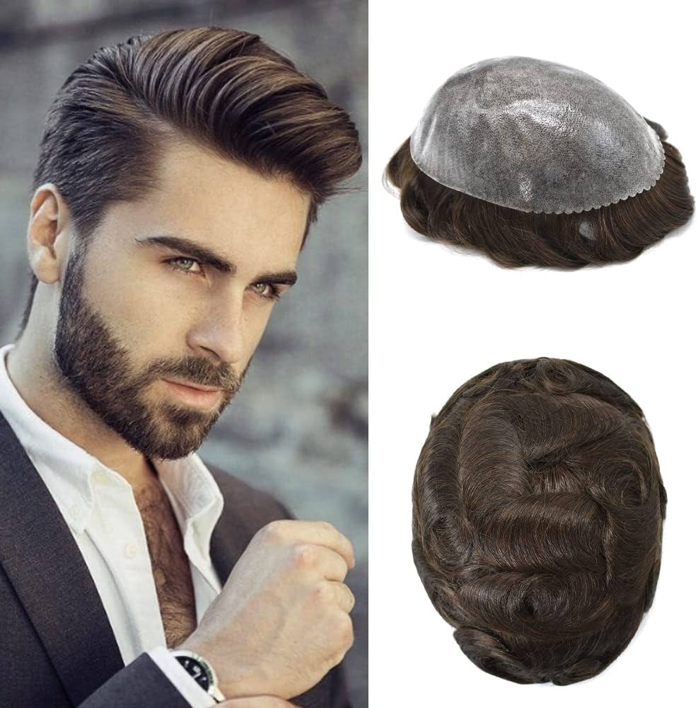 non-surgical hair replacement style