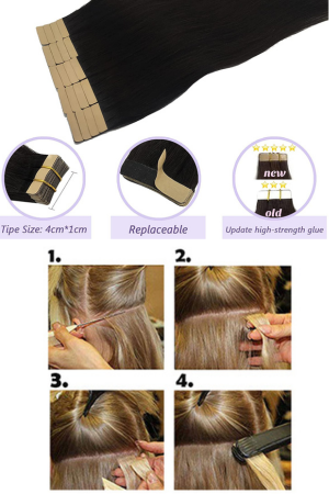 14" Best Tape In Hair Extensions | 15 Stunning Shades In 6 Different Lengths