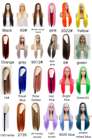 synthetic hair wig clolor ring